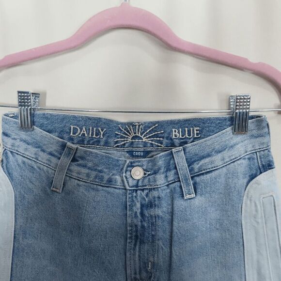 Daily Blue Pacific Light Blue Wide Leg Easy Jeans 24 - Picture 6 of 8